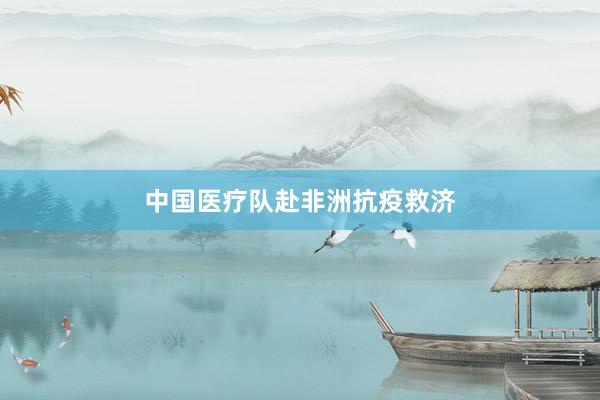 中国医疗队赴非洲抗疫救济